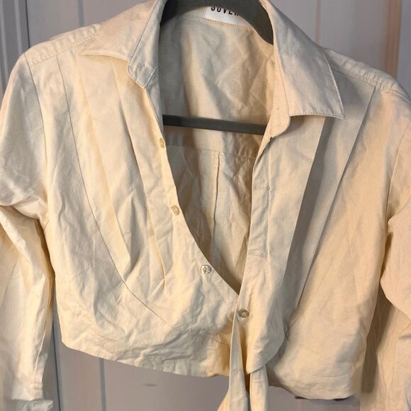 Sovere Cream Dixie Wrap Shirt Small NWOT - Picture 10 of 11